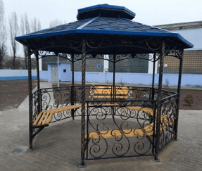 Кованая беседка